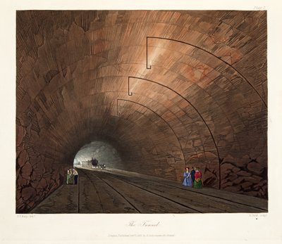 The Tunnel, 1831 by Thomas Talbot Bury
